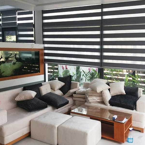 Rèm cầu vồng phòng khách chất lượng