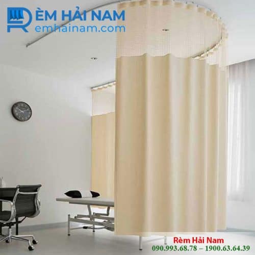 Rèm y tế bệnh viện màu kem giá rẻ